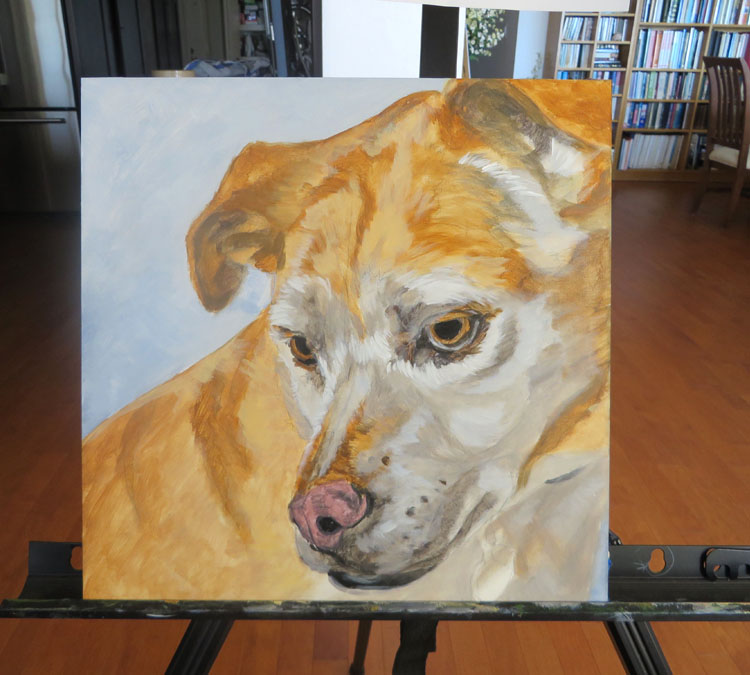 Daisy’s Portrait, the Underpainting