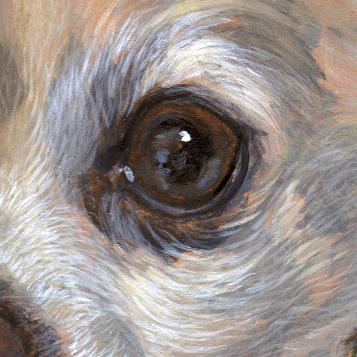 Detail from a Chihuahua painting